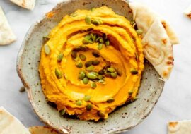 Świetny przepis na warzywną przekąskę - hummus dyniowy