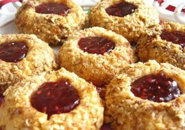 Kruche ciasteczka z dżemem. Dosłownie rozpływa się w ustach