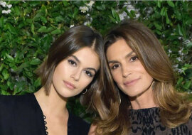 Dwie perfekcje: Kaia Gerber i Cindy Crawford na wieczorze Omega