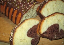 Prosta dwukolorowa babka. Pokochasz ją od pierwszego upieczenia