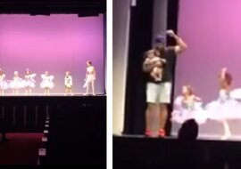 To, co zrobił ojciec w trakcie pierwszego występu swojej córeczki, zapamiętają do końca życia