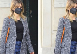 Blond włosy i długi płaszcz: rzadkie zdjęcia Penelope Cruz