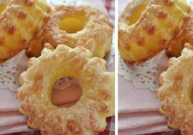 Chrupiące ciasteczka twarogowe do herbaty lub kawy