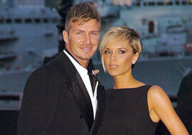 David Beckham z synami Romeo i Cruzem zafarbowali włosy, ale Victoria Beckham tego nie doceniła
