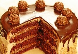 Ciasto Ferrero Rocher. Bez pieczenia