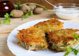 Przepis na placki ziemniaczane z mięsem mielonym