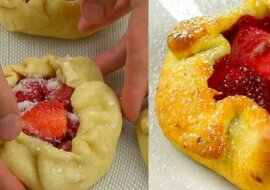 Podczas sezonu pieczę ten deser prawie codziennie. Bardzo smaczne i proste w przygotowaniu ciastka