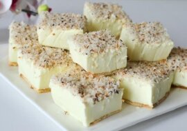 Śnieżny puch. Puszysta cytrynowo kokosowa pianka. Lekka i delikatna. Ciasto bez pieczenia