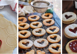 Linzer cookies - tradycyjne austriackie ciasteczka świąteczne