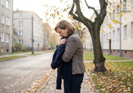 Mąż zmarł w październiku. Tydzień później kurier przywiózł paczkę zaadresowaną na jego nazwisko - w środku sweter w jego rozmiarze i bilecik: "Żebyś nie marzł na działce. Twoja Krysia". Nie mamy żadnej działki