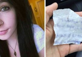 Młoda mama kupiła bezdomnemu posiłek, a on dał jej karteczkę, która zmieniła jej życie