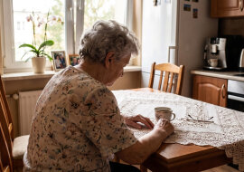 Mama trzymała na książeczce "na pogrzeb" dwadzieścia tysięcy. W maju pojechałyśmy do banku dopisać mnie do konta. Pani powiedziała, że konto zamknięte w styczniu, pieniądze wypłacone. Mama nie była w banku od zimy - pełnomocnictwo miał brat