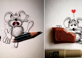 Te urocze miniaturowe rysunki sprawią, że Twój dzień będzie trochę lepszy