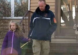 Sześcioletniej dziewczynce udało się uratować całą rodzinę z pożaru