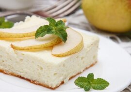 Gruszkowo-twarogowa zapiekanka. Zdrowe śniadanie