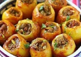 Sycące nadziewane ziemniaki. Niesamowity smak