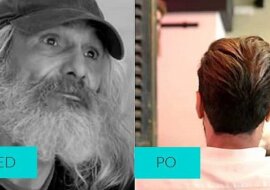 25 lat żył na ulicy, po metamorfozie wygląda jak milioner