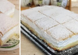 Połączenie pysznego ciasta i aksamitnego kremu powali cię na kolana, koniecznie wypróbuj to słynne ciasto