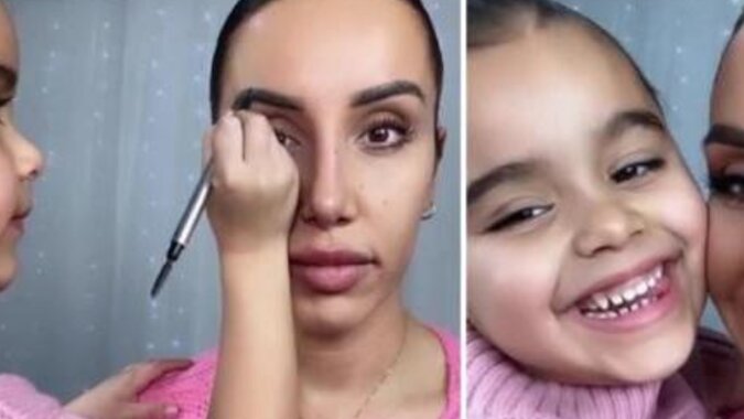 Córka w wieku 5 lat potrafi zrobić matce makijaż lepiej niż profesjonalna wizażystka