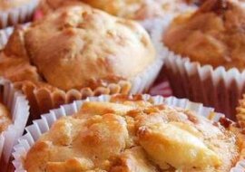 Muffiny z jabłkami. Bardzo puszyste i pyszne