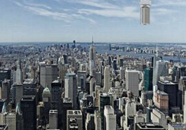 Wieża zwisająca z nieba: najśmielszy projekt architektoniczny