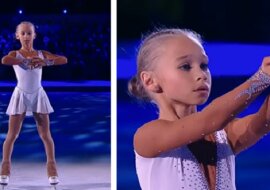 Publiczność była zachwycona. Veronica ma zaledwie 10 lat i ogromny talent