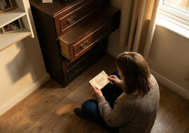 Sąsiadka sprzedawała meble po zmarłym mężu. Kupiłam od niej starą komodę za dwieście złotych. Kiedy w domu otworzyłam górną szufladę, pod podszewką leżała koperta zaadresowana od kobiety, która mieszka piętro niżej