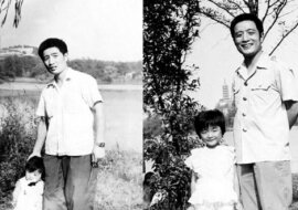 Mężczyzna z Chin przez 40 lat fotografował się z córką w jednym i tym samym miejscu