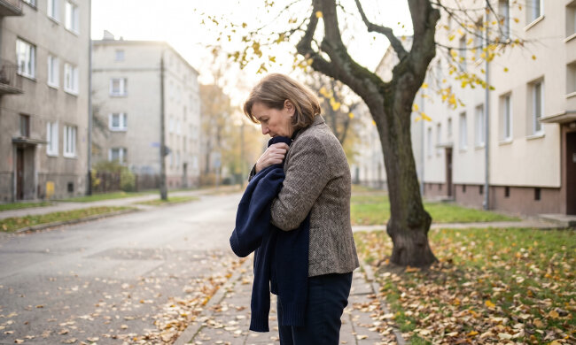 Mąż zmarł w październiku. Tydzień później kurier przywiózł paczkę zaadresowaną na jego nazwisko - w środku sweter w jego rozmiarze i bilecik: "Żebyś nie marzł na działce. Twoja Krysia". Nie mamy żadnej działki