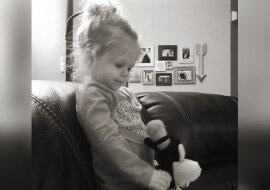 Moja mała dziewczynko, obiecuję kochać cię zaciekle i głęboko na zawsze, bezwarunkowo