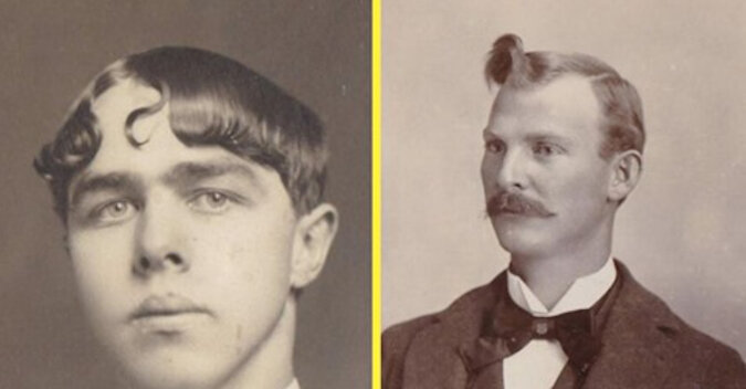 Zdjęcia bardzo dziwnych męskich fryzur z przeszłości, które nikogo nie pozostawią obojętnym