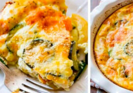 Cukinia z jajkiem i czosnkiem. Wspaniałe szybkie śniadanie