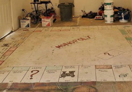 Nowi właściciele usunęli wykładzinę i odkryli planszę do gry