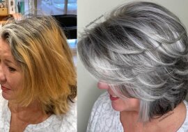 Fryzjer kolorysta Jack Martin udowodnił, że siwe włosy mogą być piękne