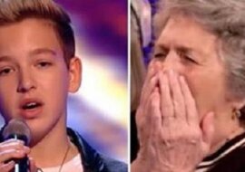Na scenę wyszedł skromny 13-latek. Widząc go, nikt nie spodziewa się, że przygotował anielską aranżację Hallelujah