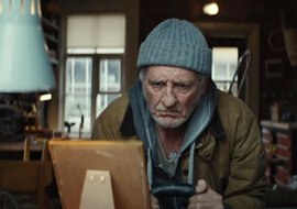 Świąteczna reklama z niemieckim dziadkiem. Wideo