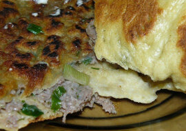 Cudowne lepioszki - dużo mięsa oraz zieleniny