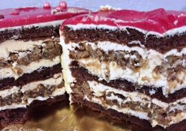 Ciasto orzechowe z czekoladą. Niezwykle smaczny deser