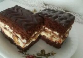 Coś co dzieciaki uwielbiają a dorośli jeszcze bardziej. Ciasto kakaowe z masą budyniową