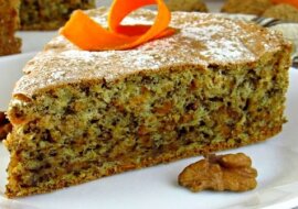 Ciasto dyniowe z orzechami. Pycha