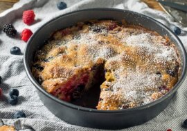 Amerykański placek malinowy "Buckle". Pycha