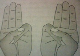 Ułóż dłonie w taki sposób. Zobacz co dzięki temu uzyskasz