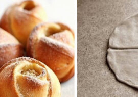 Drożdżowe serowe różyczki własnymi rękami
