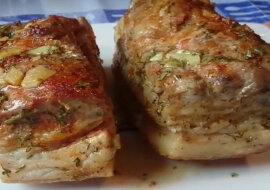 Delikatny boczek zapiekany w folii w piekarniku