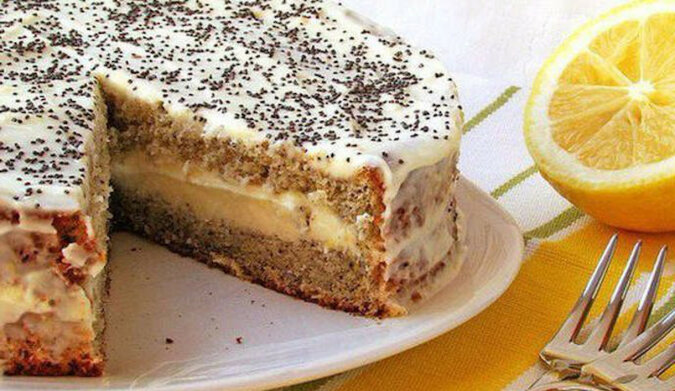 Przepyszne ciasto cytrynowe: apetyczne i delikatne
