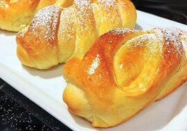 Bardzo puszyste bułeczki waniliowe