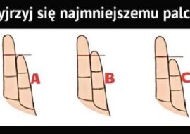 Co długość twojego małego palca mówi o twojej osobowości. Sprawdź koniecznie