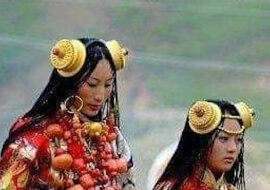 Zapierające dech w piersiach stroje tybetańskich kobiet