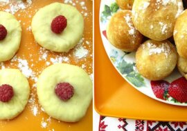 Chrupiące i puszyste pączuszki na kefirze, bez użycia drożdży