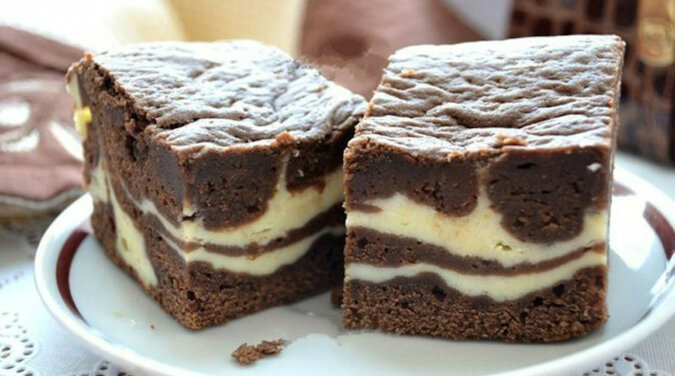 Ciasto czekoladowo-twarogowe: delikatny i kruchy deser